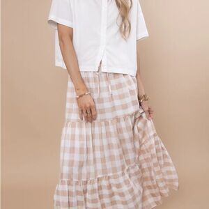 Shop Stevie Allysa Gingham Skirt